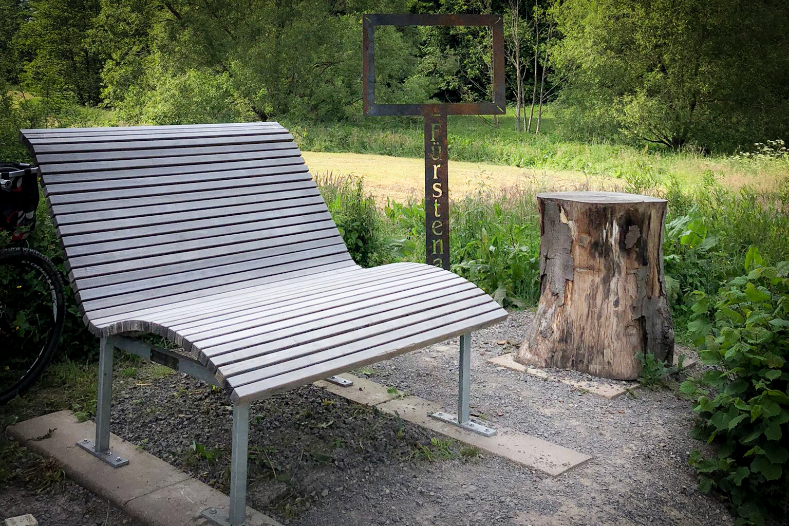 Ein Dialog mit sich und der Natur - Selfie Station