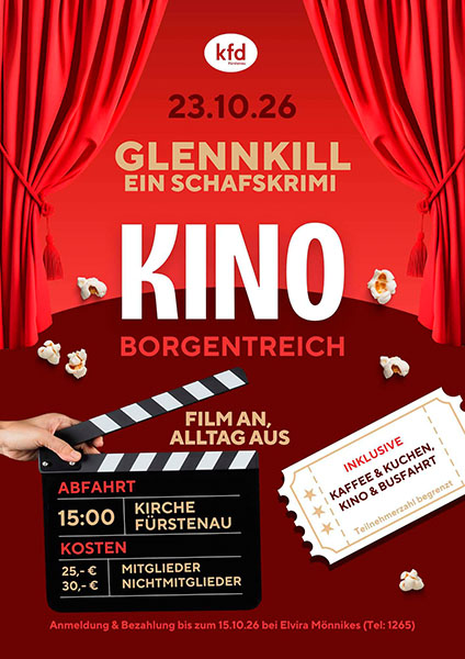 kfd-Kinoausflug nach Borgentreich: „Glennkill – Ein Schafskrimi“