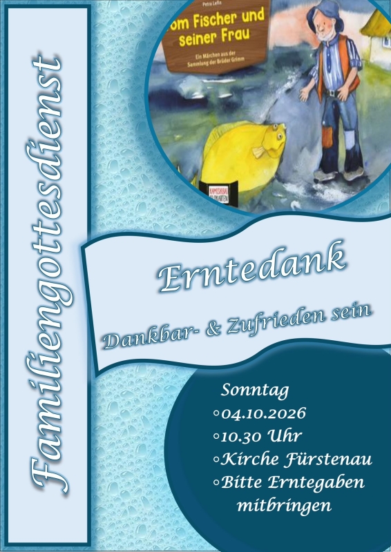 Familiengottesdienst an Erntedank