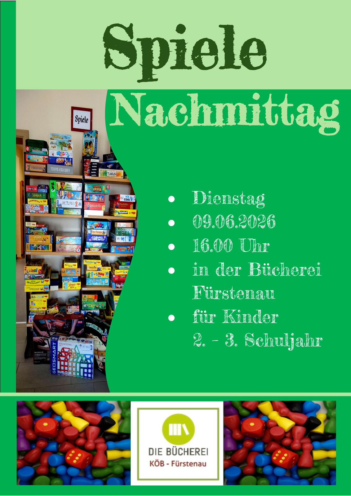 Bücherei Spielenachmittag