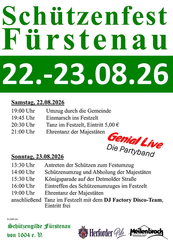 Schützenfest Nachfeier 2026